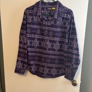 Cabelas Brand Purple Button Down Shirt